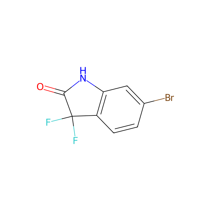 6-bromo-3,3-difluoro-2,3-dihydro-1H-indol-2-one - ≥97% CAS No(1393532-37-0) by Aladdin Scientific
