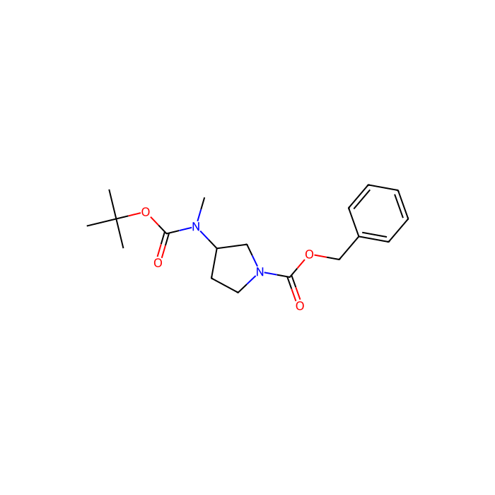 benzyl (3s)-3-{[(tert-butoxy)carbonyl](methyl)amino}pyrrolidine-1-carboxylate - ≥97% CAS No(1412254-93-3) by Aladdin Scientific