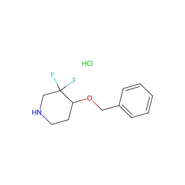 4-(benzyloxy)-3,3-difluoropiperidine hydrochloride - ≥97% CAS No(1416440-29-3) by Aladdin Scientific