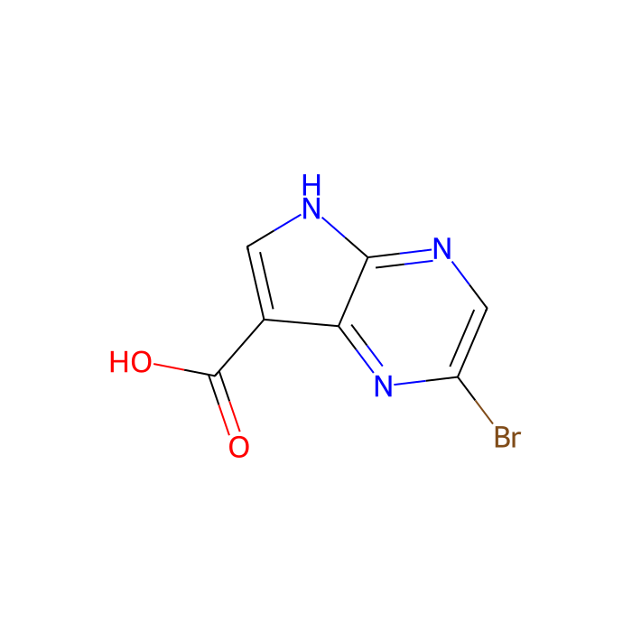 2-bromo-5H-pyrrolo[2,3-b]pyrazine-7-carboxylic acid - ≥97% CAS No(1422772-78-8) by Aladdin Scientific