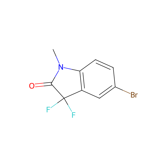 5-bromo-3,3-difluoro-1-methyl-2,3-dihydro-1H-indol-2-one - ≥97% CAS No(1630906-88-5) by Aladdin Scientific