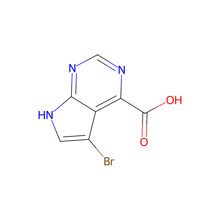 5-bromo-7H-pyrrolo[2,3-d]pyrimidine-4-carboxylic acid - ≥97% CAS No(1638763-74-2) by Aladdin Scientific