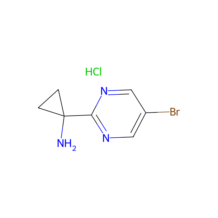 1-(5-bromopyrimidin-2-yl)cyclopropan-1-amine hydrochloride - ≥97% CAS No(2055841-13-7) by Aladdin Scientific