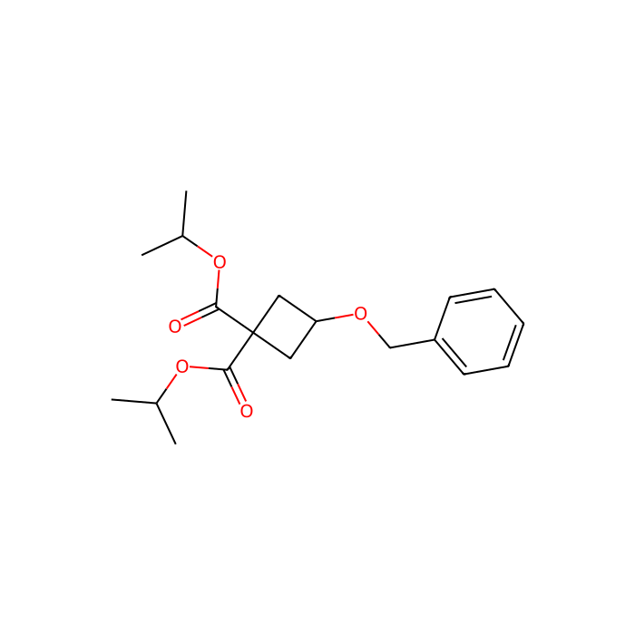 1,1-bis(propan-2-yl) 3-(benzyloxy)cyclobutane-1,1-dicarboxylate - ≥97% CAS No(869109-30-8) by Aladdin Scientific