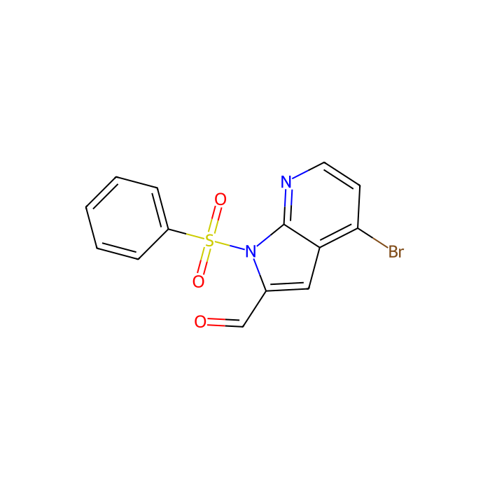 1-(benzenesulfonyl)-4-bromo-1H-pyrrolo[2,3-b]pyridine-2-carbaldehyde - ≥97% CAS No(942920-59-4) by Aladdin Scientific