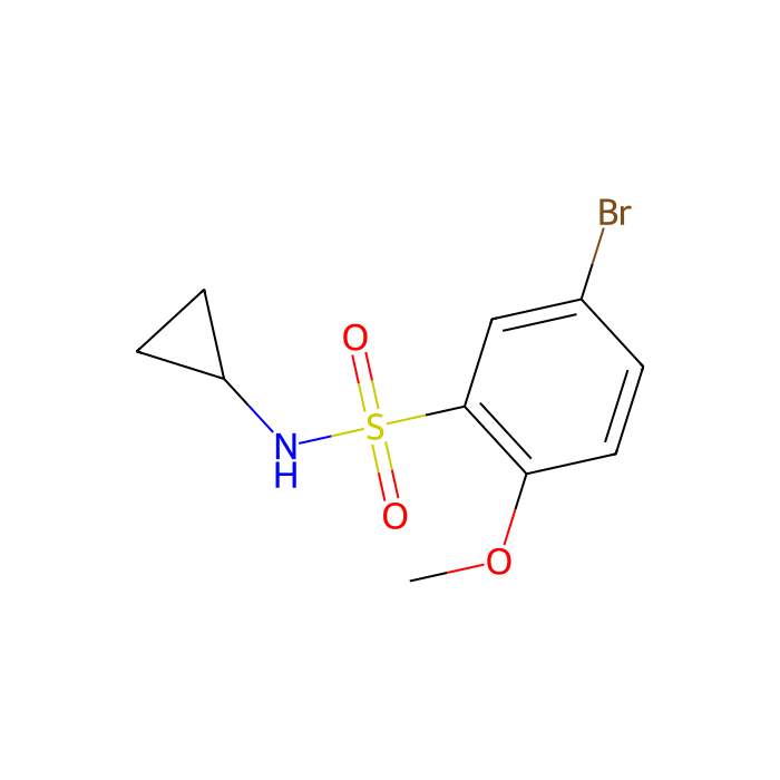 5-Bromo-N-cyclopropyl-2-methoxybenzenesulfonamide - ≥97% CAS No(1000339-35-4) by Aladdin Scientific