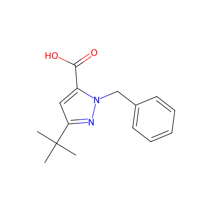 1-Benzyl-3-(tert-butyl)-1h-pyrazole-5-carboxylic acid - ≥96% CAS No(100957-85-5) by Aladdin Scientific