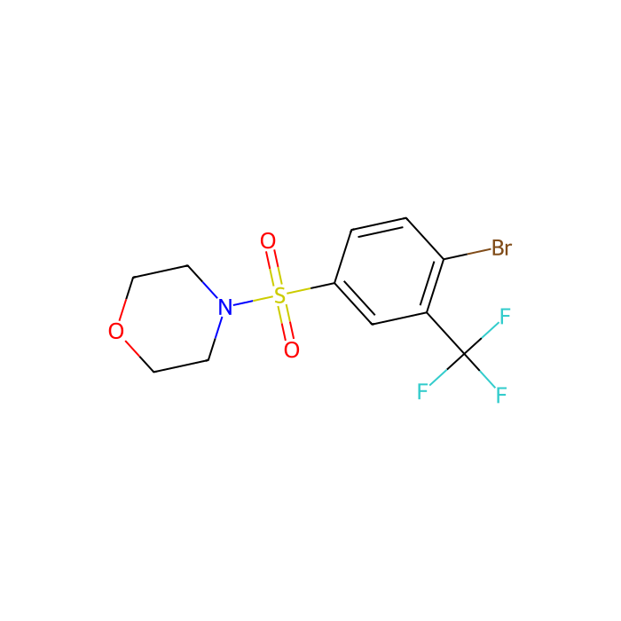 4-(4-Bromo-3-(trifluoromethyl)phenylsulfonyl)morpholine - ≥97% CAS No(1020253-04-6) by Aladdin Scientific