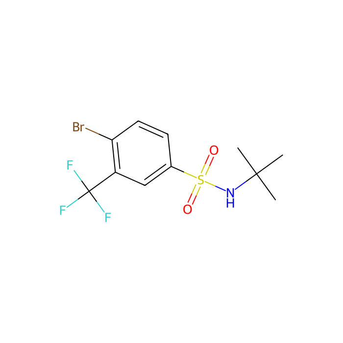 4-Bromo-N-tert-butyl-3-(trifluoromethyl)benzenesulfonamide - ≥96% CAS No(1020253-06-8) by Aladdin Scientific