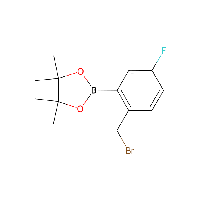 2-(Bromomethyl)-5-fluorophenylboronic acid, pinacol ester - ≥96% CAS No(1030832-39-3) by Aladdin Scientific