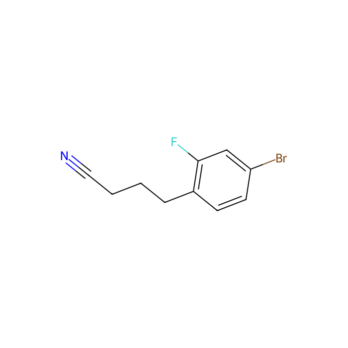 4-(4-Bromo-2-fluorophenyl)butanenitrile - ≥96% CAS No(1057672-39-5) by Aladdin Scientific