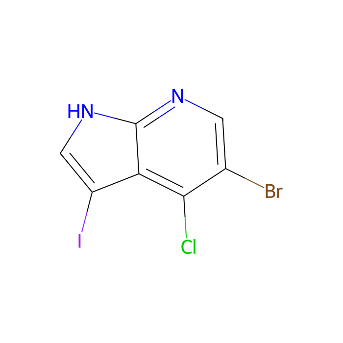 5-Bromo-4-chloro-3-iodo-1h-pyrrolo[2,3-b]pyridine - ≥95% CAS No(1092579-75-3) by Aladdin Scientific