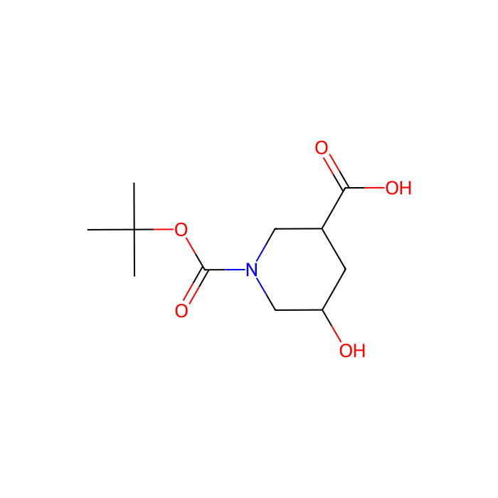 1-Boc-5-hydroxypiperidine-3-carboxylic acid - ≥95% CAS No(1095010-48-2) by Aladdin Scientific