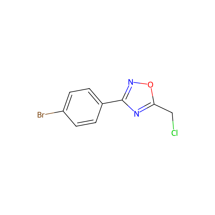 3-(4-Bromophenyl)-5-(chloromethyl)-1,2,4-oxadiazole - ≥98% CAS No(110704-42-2) by Aladdin Scientific