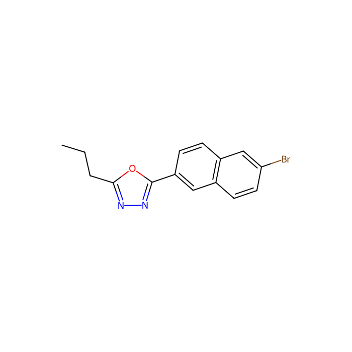 2-(6-Bromonaphthalen-2-yl)-5-propyl-1,3,4-oxadiazole - ≥96% CAS No(1133116-07-0) by Aladdin Scientific