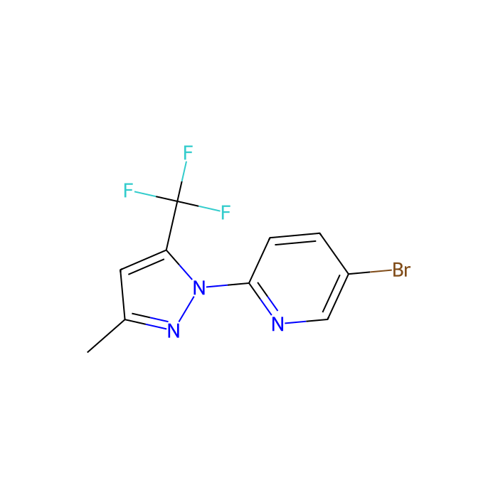 5-Bromo-2-(3-methyl-5-(trifluoromethyl)pyrazol-1-yl)pyridine - ≥97% CAS No(1187385-59-6) by Aladdin Scientific