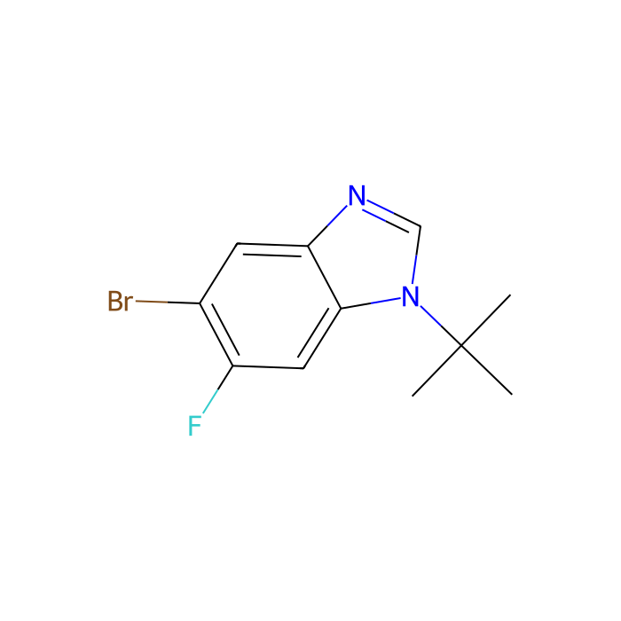 5-Bromo-1-tert-butyl-6-fluorobenzoimidazole - ≥98% CAS No(1187385-67-6) by Aladdin Scientific