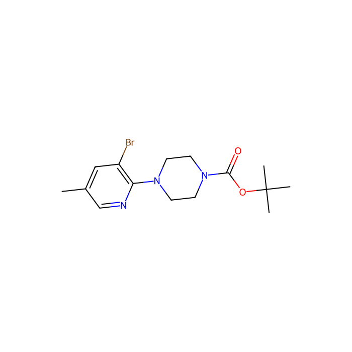 2-(4-BOC-piperazino)-3-bromo-5-methylpyridine - ≥98% CAS No(1187386-02-2) by Aladdin Scientific