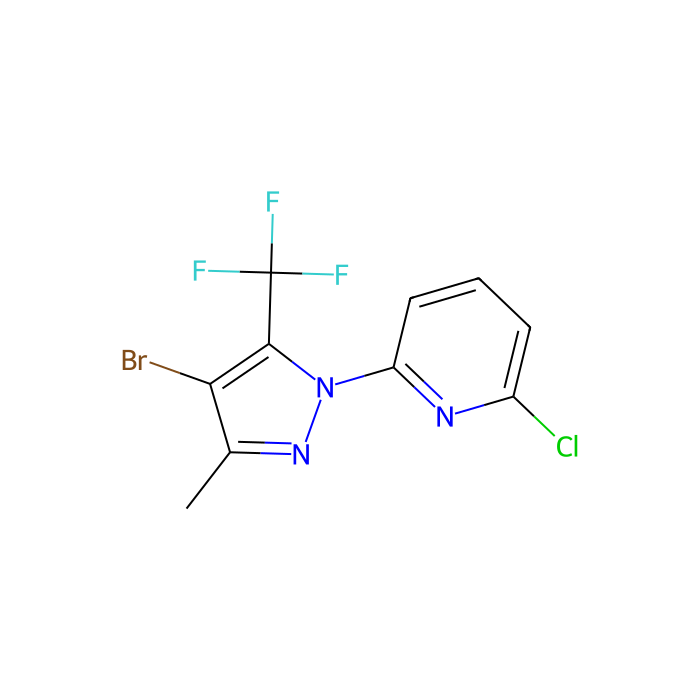 2-(4-Bromo-3-methyl-5-(trifluoromethyl)pyrazol-1-yl)-6-chloropyridine - ≥96% CAS No(1187386-13-5) by Aladdin Scientific