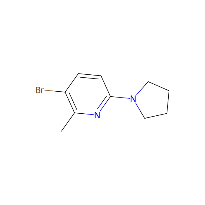 3-Bromo-2-methyl-6-(pyrrolidin-1-yl)pyridine - ≥98% CAS No(1199773-35-7) by Aladdin Scientific