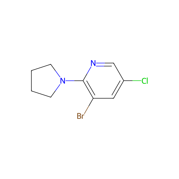 3-Bromo-5-chloro-2-pyrrolidinopyridine - ≥98% CAS No(1199773-44-8) by Aladdin Scientific