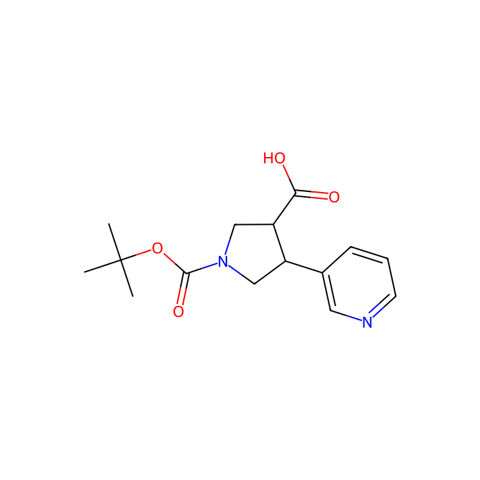 Boc-(+/-)-trans-4-(3-pyridinyl)-pyrrolidine-3-carboxylic acid - ≥95% CAS No(1212132-10-9) by Aladdin Scientific