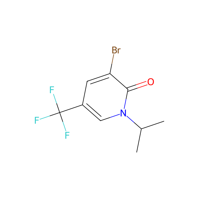 3-Bromo-1-isopropyl-5-(trifluoromethyl)pyridin-2(1H)-one - ≥98% CAS No(1215205-40-5) by Aladdin Scientific