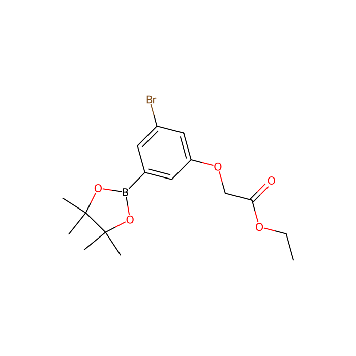 3-Bromo-5-(ethoxycarbonylmethoxy)phenylboronic acid, pinacol ester - ≥97% CAS No(1218789-53-7) by Aladdin Scientific