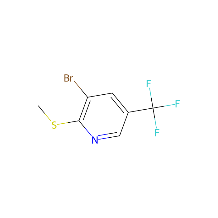 3-Bromo-2-(methylthio)-5-(trifluoromethyl)pyridine - ≥98% CAS No(1226808-64-5) by Aladdin Scientific