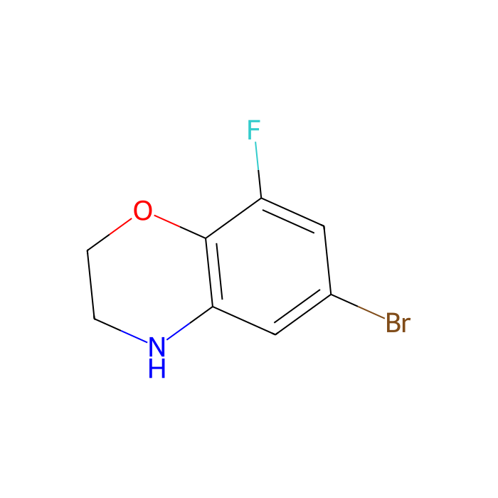6-Bromo-8-fluoro-3,4-dihydro-2H-1,4-benzoxazine - ≥96% CAS No(1256255-94-3) by Aladdin Scientific