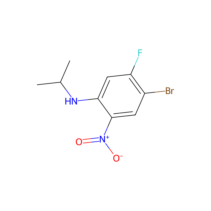 4-Bromo-5-fluoro-N-isopropyl-2-nitroaniline - ≥98% CAS No(1314987-28-4) by Aladdin Scientific