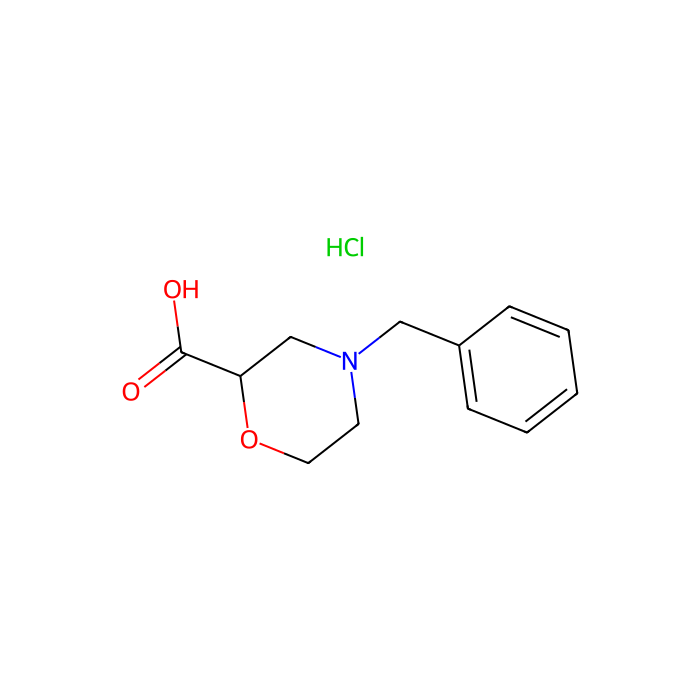 4-Benzyl-2-morpholinecarboxylic acid, HCl - ≥97% CAS No(135072-15-0) by Aladdin Scientific