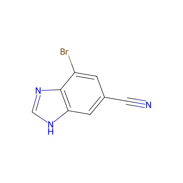 7-Bromo-1H-1,3-benzodiazole-5-carbonitrile - ≥95% CAS No(1360921-11-4) by Aladdin Scientific