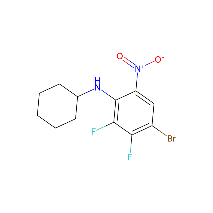4-Bromo-N-cyclohexyl-2,3-difluoro-6-nitroaniline - ≥98% CAS No(1365272-99-6) by Aladdin Scientific