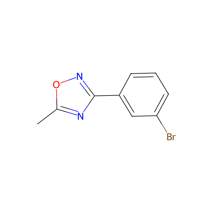 3-(3-Bromophenyl)-5-methyl-1,2,4-oxadiazole - ≥98% CAS No(160377-57-1) by Aladdin Scientific