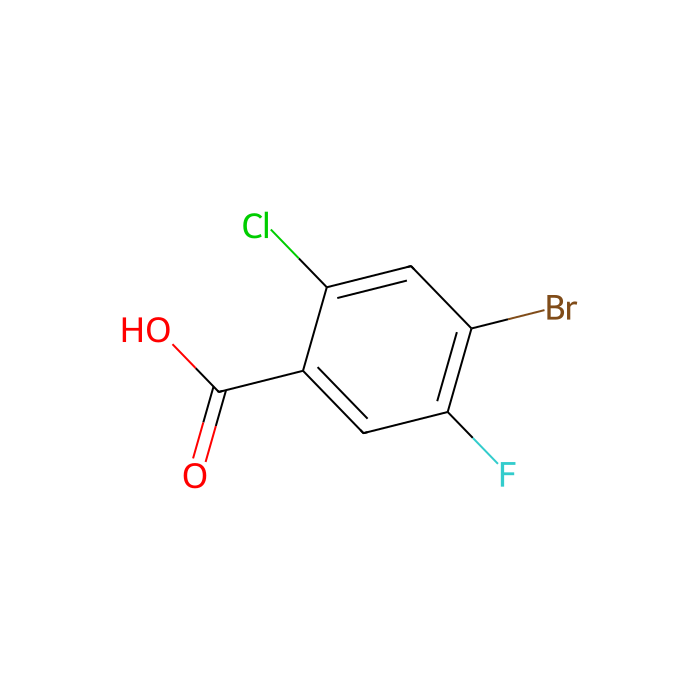 4-Bromo-2-chloro-5-fluorobenzoic acid - ≥98% CAS No(177480-81-8) by Aladdin Scientific