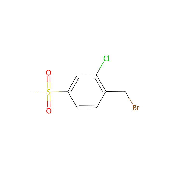 1-(Bromomethyl)-2-chloro-4-(methylsulfonyl)benzene - ≥98% CAS No(180200-86-6) by Aladdin Scientific