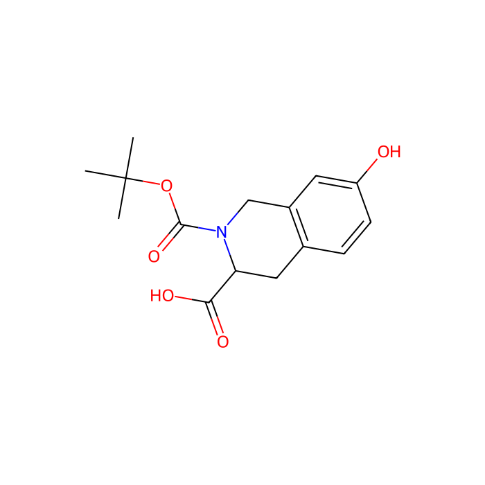Boc-(3R)-1,2,3,4-tetrahydroisoquinoline-7-hydroxy-3-carboxylic acid - ≥95% CAS No(214630-00-9) by Aladdin Scientific