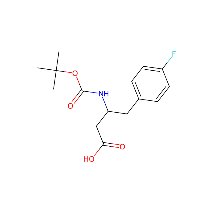Boc-(r)-3-amino-4-(4-fluoro-phenyl)-butyric acid - ≥95% CAS No(218609-00-8) by Aladdin Scientific