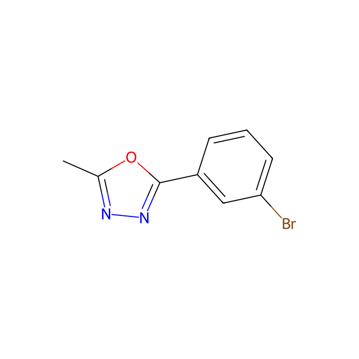 2-(3-Bromophenyl)-5-methyl-1,3,4-oxadiazole - ≥98% CAS No(41491-53-6) by Aladdin Scientific
