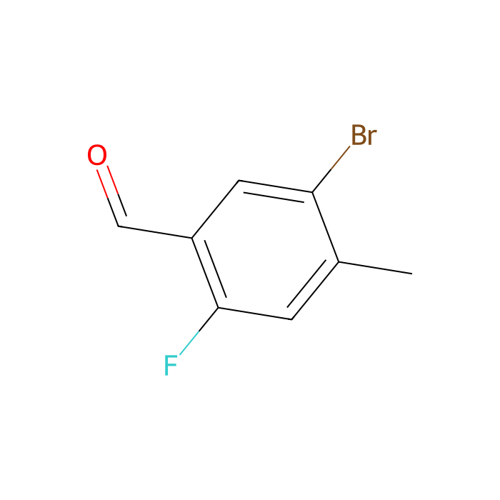 5-Bromo-2-fluoro-4-methylbenzaldehyde - ≥98% CAS No(497224-12-1) by Aladdin Scientific