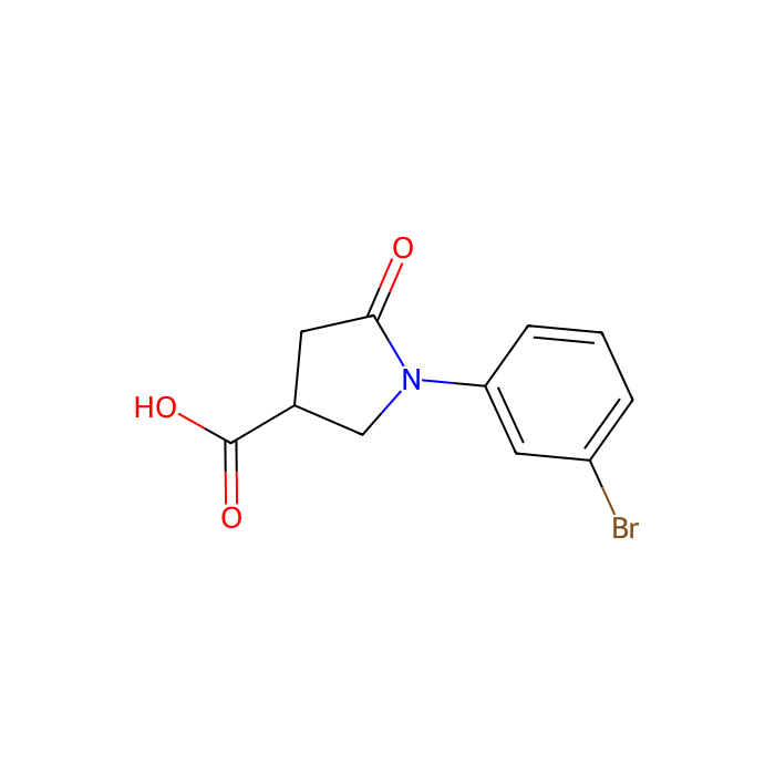 1-(3-Bromophenyl)-5-oxopyrrolidine-3-carboxylic acid - ≥98% CAS No(714207-41-7) by Aladdin Scientific