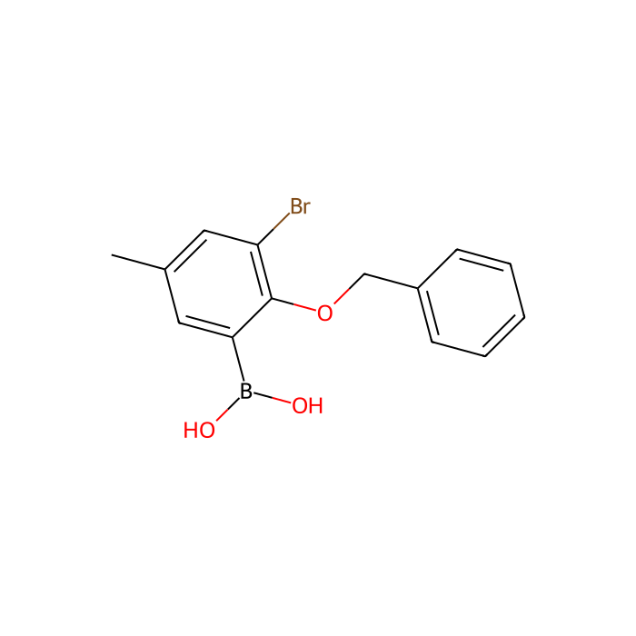 2-Benzyloxy-3-bromo-5-methylphenylboronic acid(contains varying amounts of Anhydride) - ≥96% CAS No(870777-20-1) by Aladdin Scientific