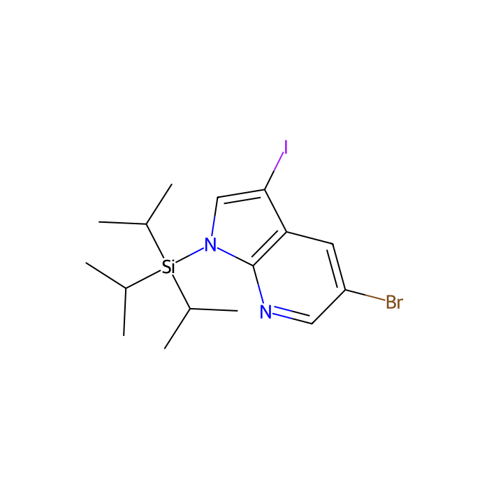 5-Bromo-3-iodo-1-triisopropylsilanyl-1h-pyrrolo[2,3-b]pyridine - ≥95% CAS No(875639-49-9) by Aladdin Scientific