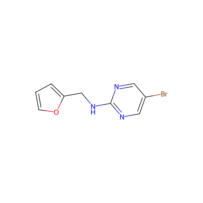 5-Bromo-2-(furan-2-ylmethylamino)pyrimidine - ≥98% CAS No(886366-01-4) by Aladdin Scientific
