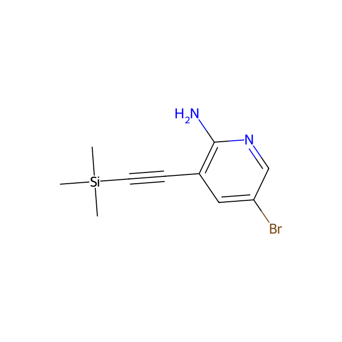 5-Bromo-3-((trimethylsilyl)ethynyl)pyridin-2-amine - ≥95% CAS No(905966-34-9) by Aladdin Scientific