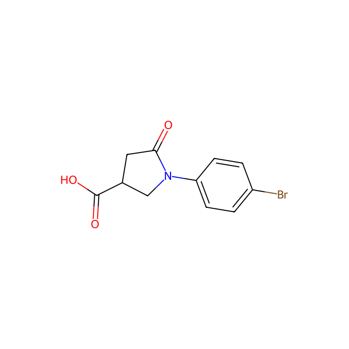 1-(4-Bromophenyl)-5-oxopyrrolidine-3-carboxylic acid - ≥98% CAS No(91348-51-5) by Aladdin Scientific