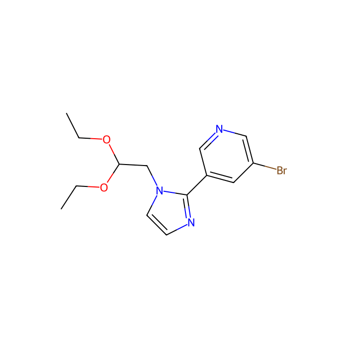 3-Bromo-5-(1-(2,2-diethoxyethyl)-1H-imidazol-2-yl)pyridine - ≥97% CAS No(941294-55-9) by Aladdin Scientific