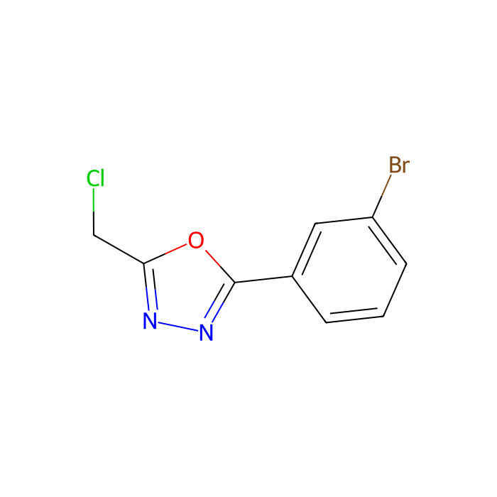 2-(3-Bromophenyl)-5-(chloromethyl)-1,3,4-oxadiazole - ≥98% CAS No(944391-84-8) by Aladdin Scientific