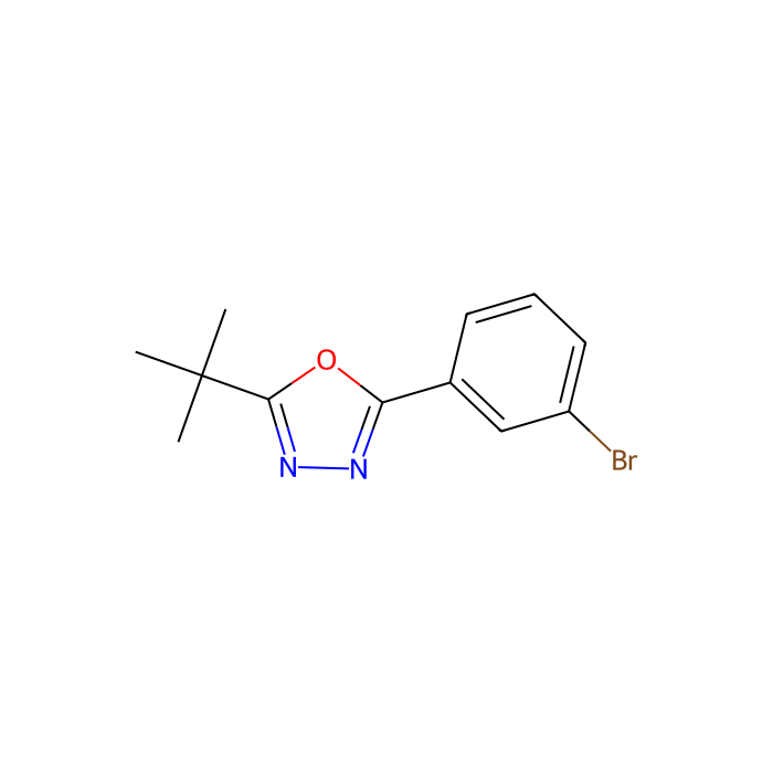 2-(3-Bromophenyl)-5-tert-butyl-1,3,4-oxadiazole - ≥96% CAS No(957065-96-2) by Aladdin Scientific